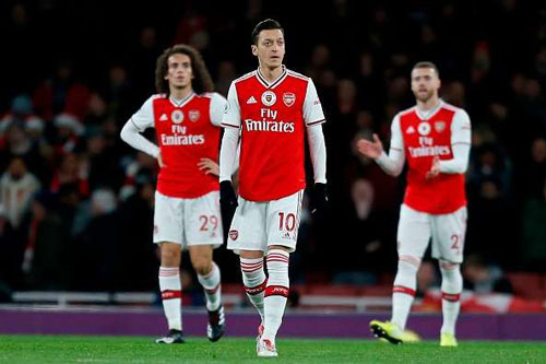 Arsenal thiết lập 'kỷ lục' tệ hại ở Premier League