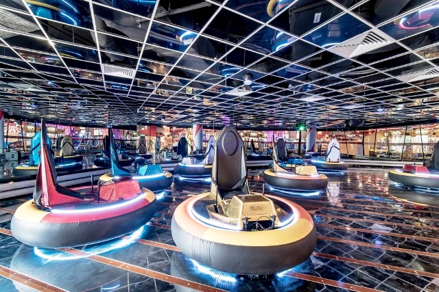 Trò chơi siêu xe điện đụng đèn led lần đầu tiên xuất hiện tại Timezone Aeon Mall Hà Đông