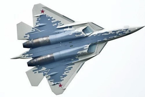 Tiêm kích tàng hinh thế hệ 5 Sukhoi Su-57 của Nga. Ảnh: TASS.