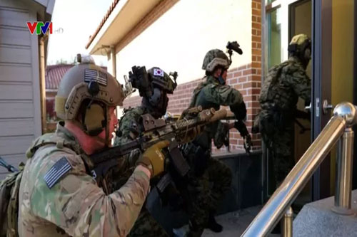 Mỹ và Hàn Quốc tập trận chung