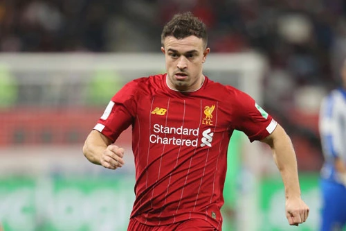 5. Xherdan Shaqiri (Liverpool).