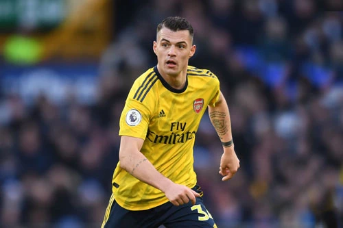 7. Granit Xhaka (Arsenal).