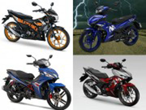Bộ tứ xe côn tay “nổi đình đám” nhất thị trường Việt Nam hiện nay