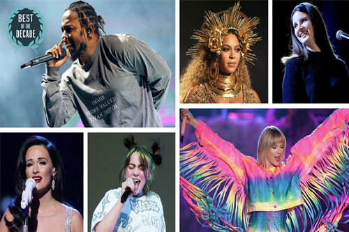 Những album nhạc xuất sắc nhất thập kỷ