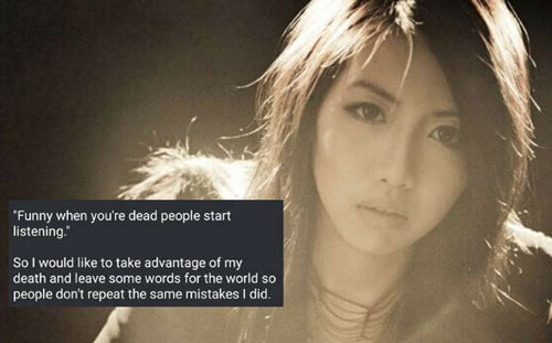 Nữ ca sĩ Singapore tự vẫn tại nhà riêng