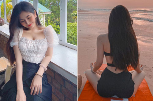 Võ Ngọc Trân khoe ảnh đi biển sexy, vòng eo nhỏ đến khó tin khiến chị em phát thèm