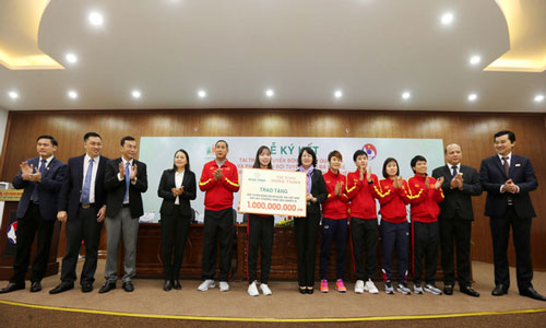 Bóng đá nữ Việt Nam nhận khoản tài trợ 100 tỷ đồng