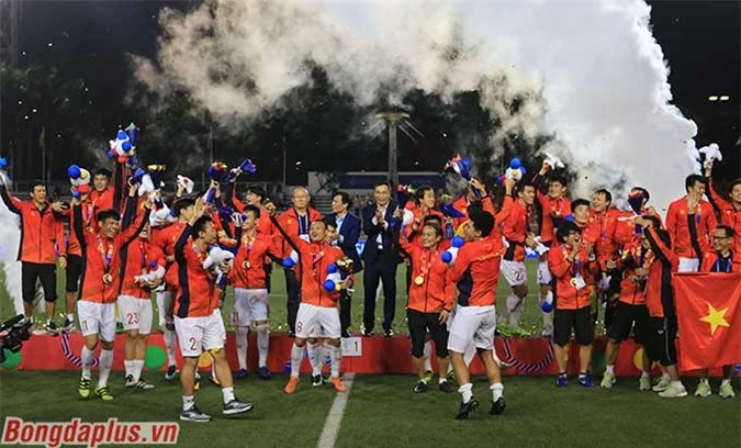 U22 Việt Nam lần đầu giành HCV SEA Games - Ảnh: Đức Cường 