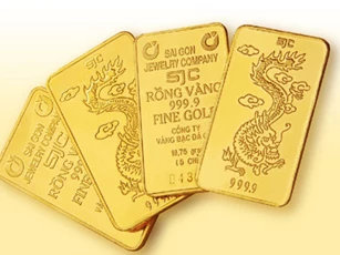 Giá vàng trong nước tăng trên 80.000 đồng/lượng