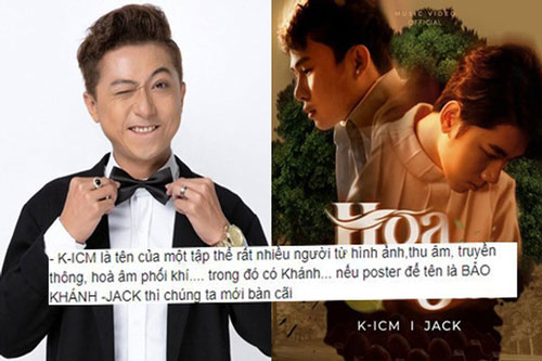 Hứa Minh Đạt bất ngờ ủng hộ thiết kế poster của Jack và K-ICM, lý do đưa ra có hợp lý?