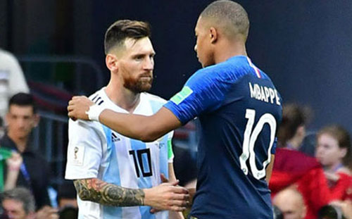 Mbappe và Messi.