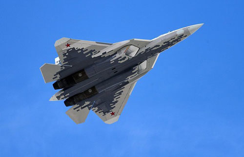 Máy bay chiến đấu Su-57 của Nga cháy rụi sau khi bị rơi