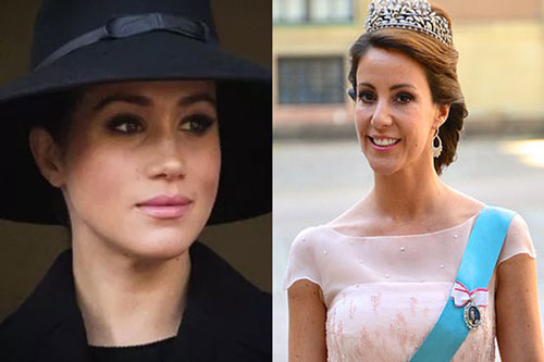 Meghan Markle ngượng chín mặt khi bị Công nương Đan Mạch đá xoáy công khai về màn rơm rớm nước mắt kể khổ trên truyền hình