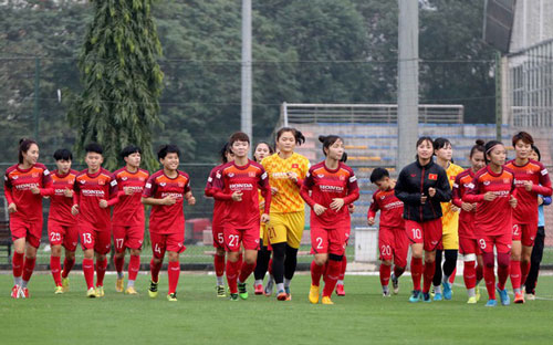 ĐT nữ Việt Nam tập trung chuẩn bị vòng loại thứ 3 Olympic Tokyo 2020