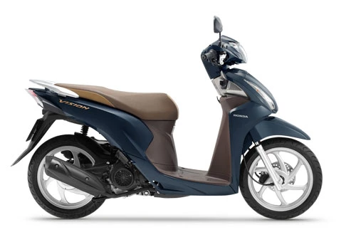 9. Honda Vision 110 2020 (giá khởi điểm tại Việt Nam: 29,99 triệu đồng).