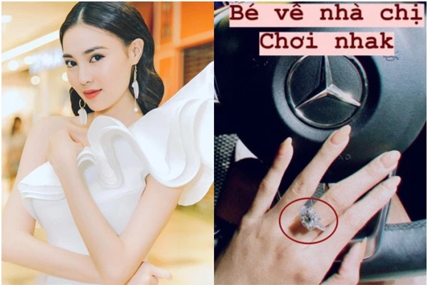 Ninh Dương Lan Ngọc chơi lớn tự thưởng nhẫn kim cương mặt to như viên bi, nhìn loá cả mắt nhân dịp Giáng sinh - Ảnh 1.