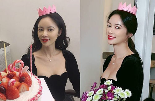 Lâu lắm mới lộ diện, mỹ nhân "She was pretty" Hwang Jung Eum lột xác với vòng 1 bốc lửa sau 2 năm sinh quý tử