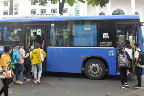 TP.HCM: Tăng chuyến xe bus dịp Tết 2020