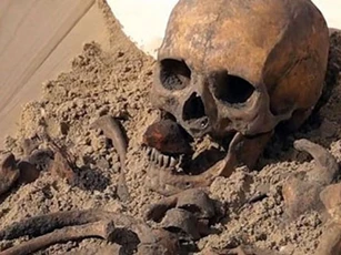 Tận mục bộ xương của "ma cà rồng" cách đây 500 năm