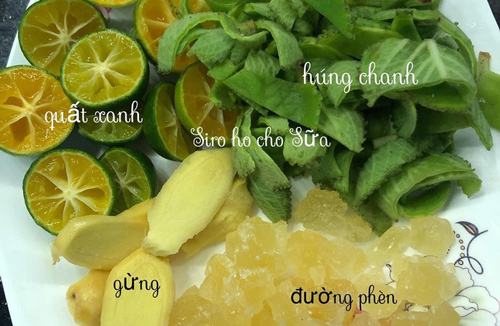 Cách làm siro húng chanh đường phèn trị ho, cúm giao mùa cực nhạy cho bé