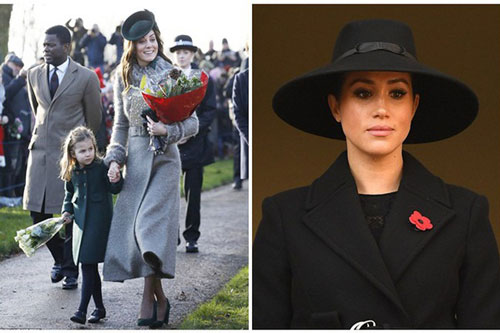 Trong khi chị dâu Kate rạng rỡ dự Giáng sinh cùng gia đình nhà chồng, Meghan Markle lại lặng lẽ như thế này đây