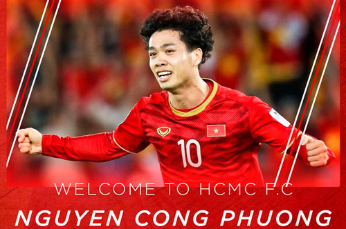 CHÍNH THỨC: Công Phượng gia nhập CLB TP. Hồ Chí Minh, khoác số áo mới