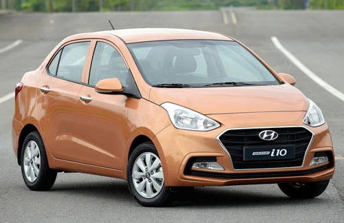 Hyundai Grand i10 sedan. Ảnh: TC Motor.