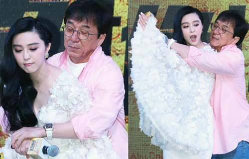 Thành Long và những màn động chạm thiếu tế nhị với sao nữ