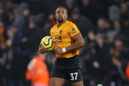 Tiền vệ phải: Adama Traore (Wolves).