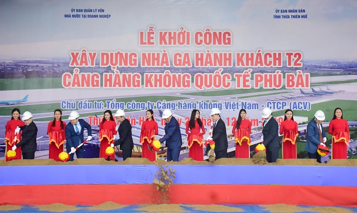 Hơn 2.200 tỷ xây dựng nhà ga hành khách T2 Cảng hàng không Quốc tế Phú Bài