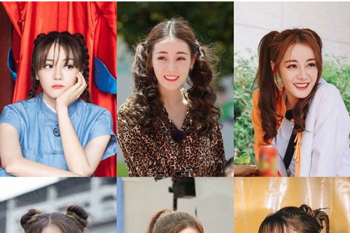 Địch Lệ Nhiệt Ba xinh đẹp đến nỗi "cân" đủ các kiểu tóc khó nhằn