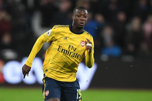 Tiền vệ phải: Nicolas Pepe (Arsenal).