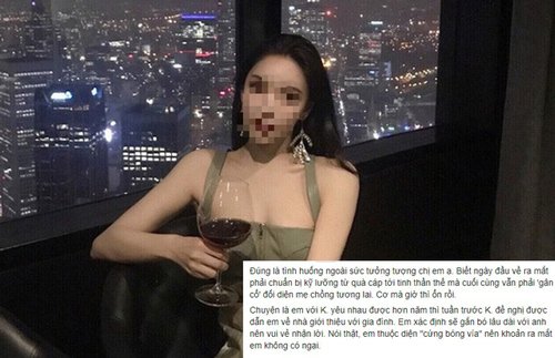 Về ra mắt bị mẹ bạn trai nhiếc "đỉa đeo chân hạc", cô liền cười tươi bổ sung thêm một số thông tin về thân thế "khủng" của mình khiến bà đỏ mặt ngượng