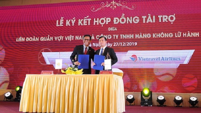 Vietravel Airlines tài trợ 20 tỷ đồng cho Liên đoàn Quần vợt Việt Nam