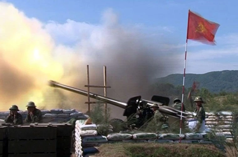 Khẩu pháo nòng rãnh xoắn có tầm bắn xa nhất trong biên chế của Quân đội Việt Nam hiện tại là lựu pháo dã chiến M-46 cỡ nòng 130mm. Nguồn ảnh: Forces.