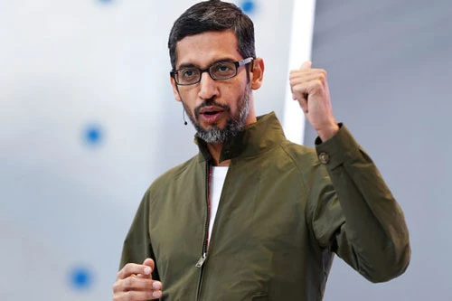 Ông Sundar Pichai, CEO mới được bổ nhiệm của Alphabet - Ảnh: Reuters/CNBC.