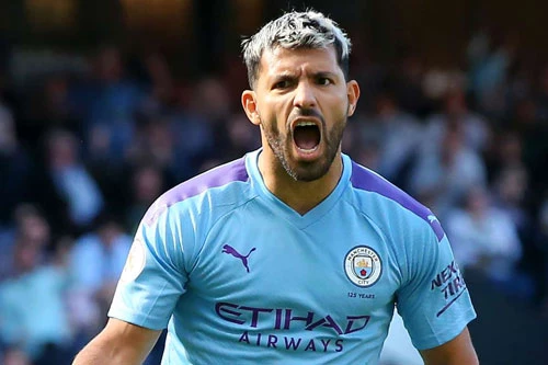 10. Sergio Aguero (Man City và ĐT Argentina, 35 bàn sau 50 trận).