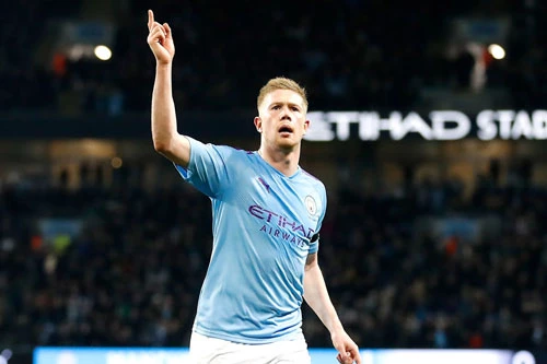 Tiền vệ: Kevin de Bruyne (Man City).