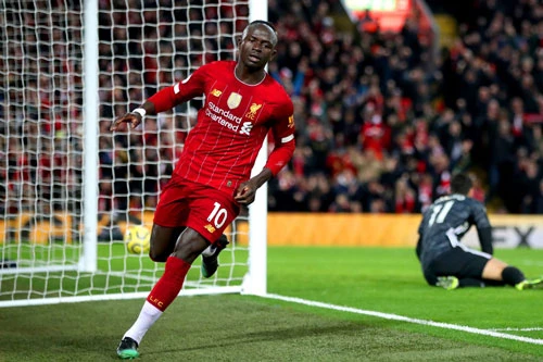 9. Sadio Mane (Liverpool, 10 bàn, tổng số phút thi đấu: 1.509 phút ).