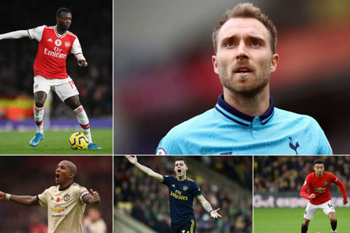 Đội hình tệ nhất lượt đi Premier League: Gọi tên Eriksen, Pepe