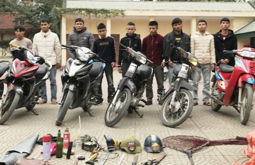 Thanh Hóa: Bắt 9 đối tượng gây ra hàng loạt vụ trộm cướp