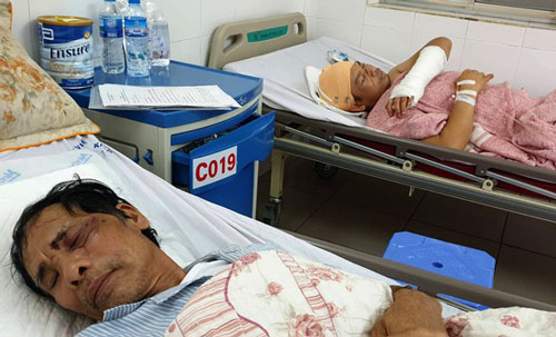 2 cha con bị côn đồ đến tận nhà truy sát do tranh chấp đất với chủ nợ?