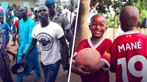 Mane là một người hùng ở quên nhà Senegal bằng những hành động từ thiện của mình