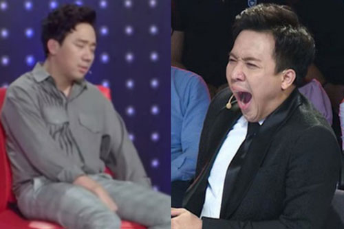 Xót xa cảnh Trấn Thành khàn giọng, ngáp to, mệt mỏi đến mức ngủ gục trên truyền hình