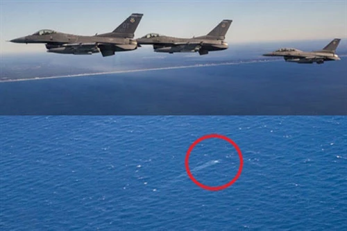 Tiêm kích F-16 của Không quân Mỹ đã đánh chặn thành công một UAV mini bay ở độ cao rất thấp từ cự ly gần