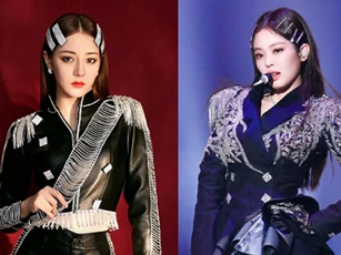 "Đêm xuân 2020": Địch Lệ Nhiệt Ba vướng nghi vấn đạo nhái Jennie (Black Pink)?