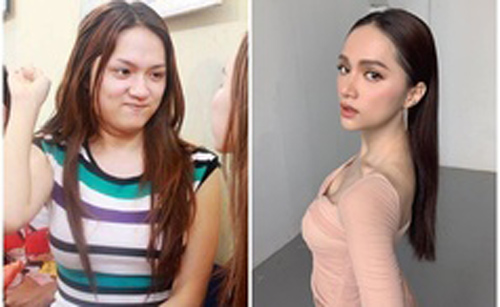 Sốc với gương mặt tròn xoe, mũm mĩm của Hoa hậu Hương Giang trong quá khứ