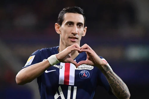 Tiền vệ: Angel Di Maria (Paris Saint-Germain).