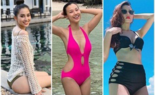Vốn kín cổng cao tường, không ngờ Hồng Diễm, Tiểu Vy mỹ nhân Việt cũng có lúc khoe ảnh bikini cực sexy thế này