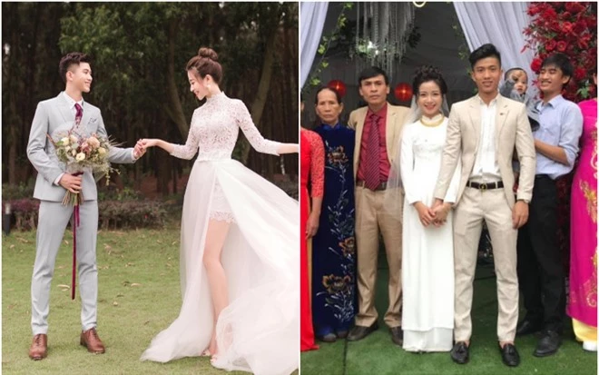 Ở ngoài xinh xắn vừa vặn, Nhật Linh bỗng hoá “khổng lồ” trong ảnh cưới với Văn Đức: Có gì đó sai sai? - Ảnh 2. Ở ngoài xinh xắn vừa vặn, Nhật Linh bỗng hoá “khổng lồ” trong ảnh cưới với Văn Đức: Có gì đó sai sai? - Ảnh 2.